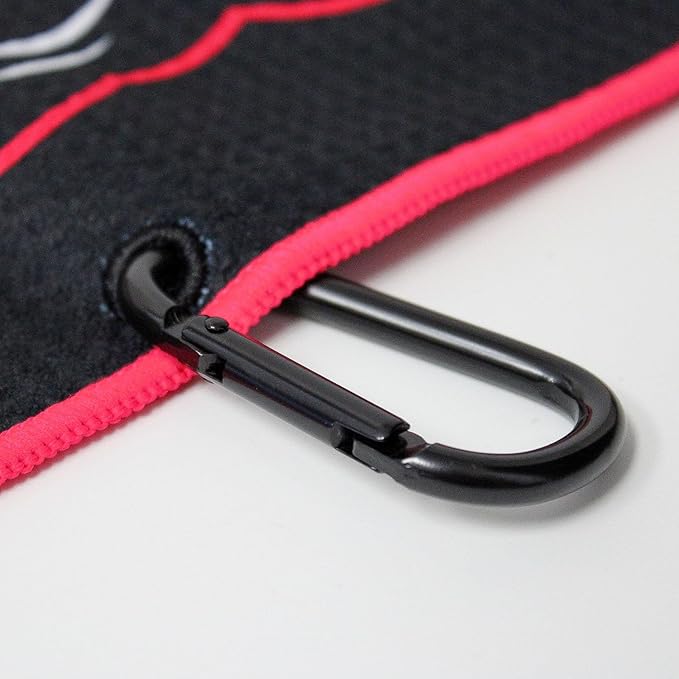 RokFit Gym & Golf Towel – Multi-Use, Quick-Dry, Durable Utility Towel with Bold Graphic and Carabiner Clip (Be Savage)