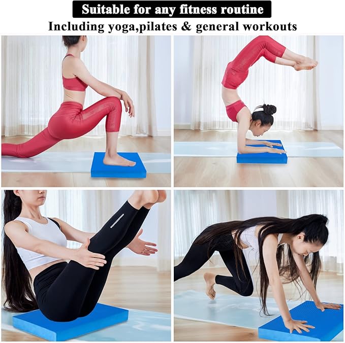Balance Pad,Foam Exercise Pad for physical therapy Yoga Balance Pads for Balance Exercise Stability Workout, Knee and Ankle Exercise