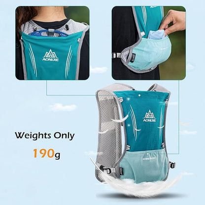 TRIWONDER Hydration Running Vest Backpack, Lightweight Water Pack for Men Women Hydration Backpack for Trail Race, Hiking, Cycling, Climbing, Camping, Jogging, Marathon