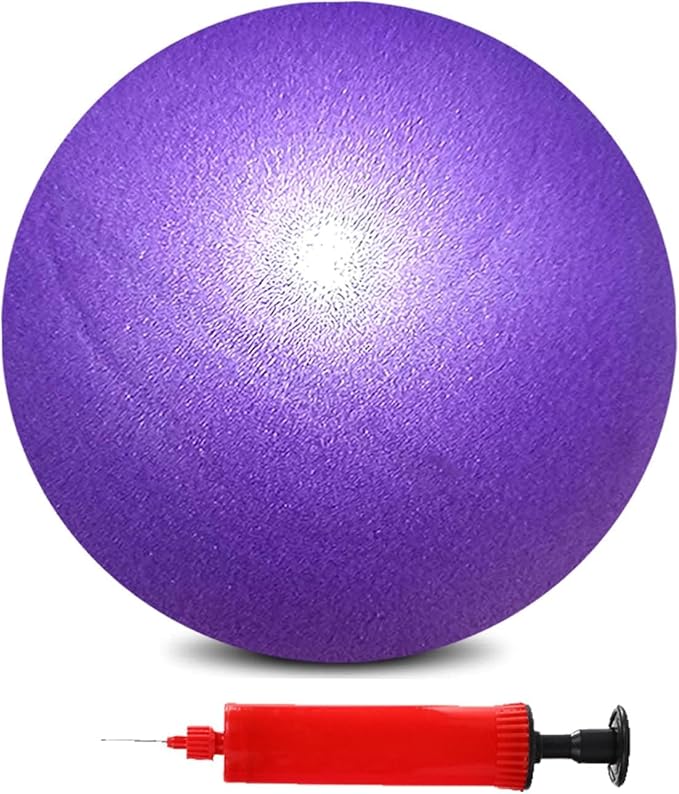 Mini Pilates Exercise Yoga Ball, 9 Inch Small Inflatable Exercise Yoga Ball,Core Training and Physical Therapy Equipment, with Pump