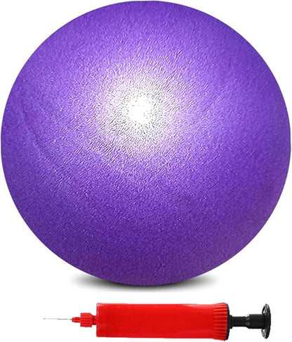 Mini Pilates Exercise Yoga Ball, 9 Inch Small Inflatable Exercise Yoga Ball,Core Training and Physical Therapy Equipment, with Pump