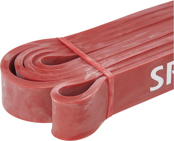 SPRI Superbands - Resistance Band for Assisted Pull-ups, Core Fitness, and Strength Training Resistance Exercises - Versatile Tool for Flexibility, Stamina, and Balance - 1", Red