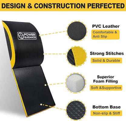POWER GUIDANCE Ab Exercise Mat - Sit Up Pad - Abdominal & Core Trainer Mat for Full Range of Motion Ab Workouts