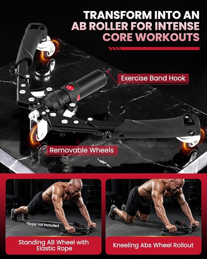 Saker Twister Arm Trainer,Versatile Hydraulic Chest Expander & Strength Trainer - Adjustable Resistance & Arm Length for Full-Body Home Workout, Safe & Stable Design for All Fitness Levels