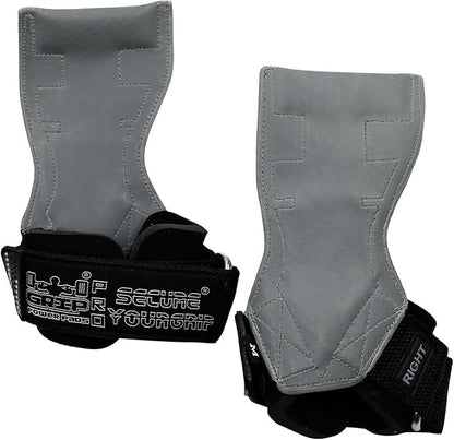 Lifting Grips PRO Weight Gloves Heavy Duty Barbell Gymnastics Straps Alternative to Power Hooks Deadlifts Adjustable Neoprene Padded Wrist Wrap