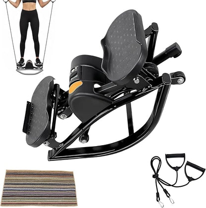 U Shape Stepper - Compact for Small Spaces, Digital Display for Home Cardio Workout and Apartment Fitness, Suitable for Home