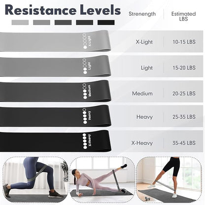 14 Pcs Yoga Kits for Home Workouts Pilates Equipment Set for Women Beginners, Hot Yoga Towel Blocks Strap, Knee Pad, Resistance Loop Exercise Band, Massage Lacrosse Ball, Pilates Ball