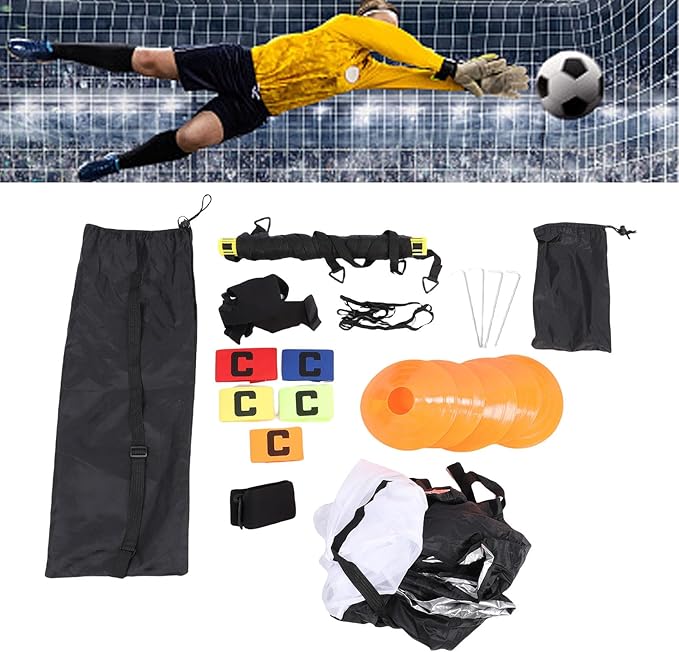 Agility Ladder Speed Training Equipment Set with Speed Ladder Soccer Cones Running Umbrella Football Fitness Training Equipment