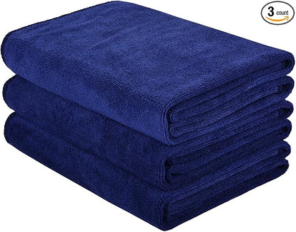 HOPESHINE Gyms Towels for Men & Women Microfiber Exercise Fitness Home Absorbent Sweat Yoga Towels Sports Towels Soft Fast Drying 16inch x32inch 3-Pack