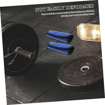 HEMOTON 2pcs Anti-Slip Barbell Pad for Horizontal Bars Weightlifting Bar Protection Sturdy Foam Grip Sleeve Non-Skid Gym Equipment for Squats and Hip Thrusts Portable Cover