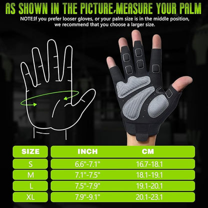 Seektop Workout Gloves for Men and Women, Weight Lifting Gloves with Full Protection, Excellent Grip, Gym, Breathable Exercise Gloves for Weightlifting, Fitness, Training