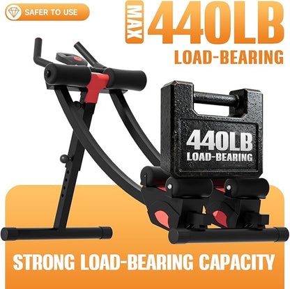 Ab machine, AB trainer machine,workout equipment for Home Gym Strength Training, Ab workout equipment, AB machine for stomach workout, Foldable abdominal trainer for Men and Women exercise