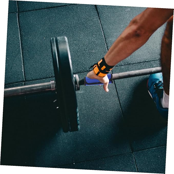 HEMOTON 2pcs Anti-Slip Barbell Pad for Horizontal Bars Weightlifting Bar Protection Sturdy Foam Grip Sleeve Non-Skid Gym Equipment for Squats and Hip Thrusts Portable Cover