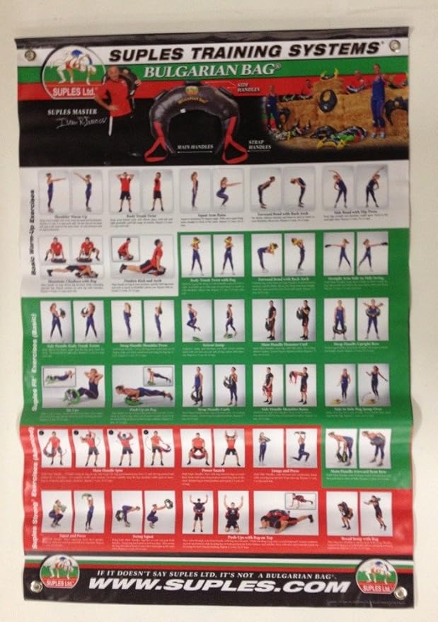 Suples Bulgarian Bag Exercise Poster Vinyl