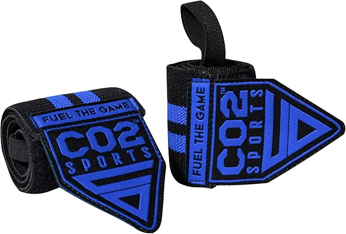 Wrist Straps for Weightlifting – 18” Heavy Duty Polyester Elastic Lifting Straps with Wrist Support, Gym Straps for Deadlifts, Pull Ups, Strength Training, Weight Lifting Accessories for Men & Women