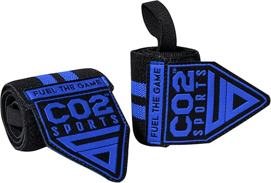 Wrist Straps for Weightlifting – 18” Heavy Duty Polyester Elastic Lifting Straps with Wrist Support, Gym Straps for Deadlifts, Pull Ups, Strength Training, Weight Lifting Accessories for Men & Women