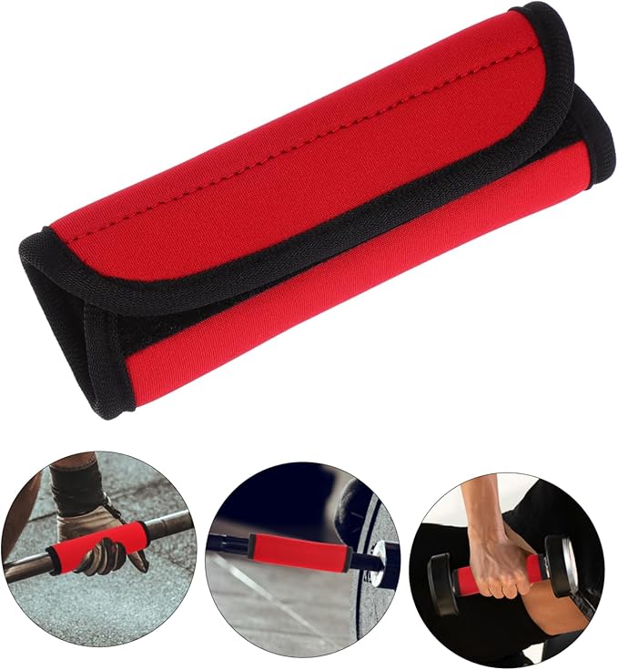 2pcs Portable Non-slip Barbell Protector Pads Covers for Weightlifting Hip Thrusts Horizontal Bars Lightweight Easy to Clean Strong Grip Design
