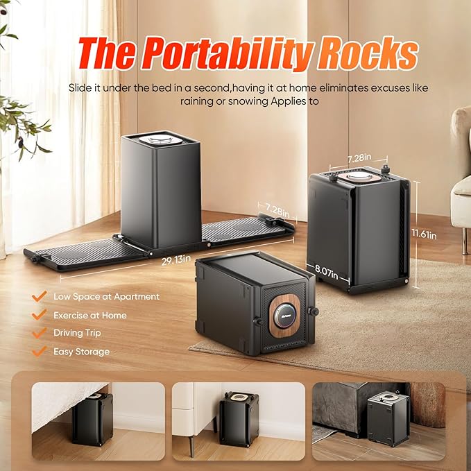 SR3 Pro Smart Home Gym - Max 180lbs All-in-One Foldable Strength Training Machine for Full Body Workouts, Adjustable Resistance Fitness Equipment for Men & Women, Compact Home Workout Cube