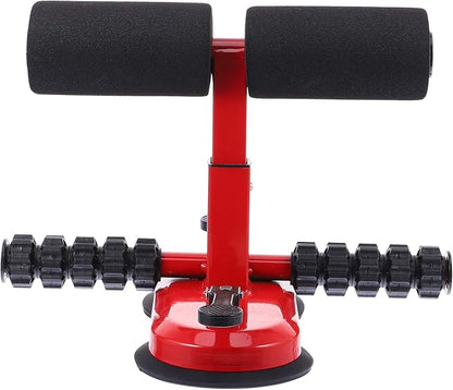 HANABASS Adjustable Sit-up Assist Device Suction Cups Portable Abdominal Fitness Equipment for Home Workout Height Adjustable Sit-up Bar for Core Strength Training