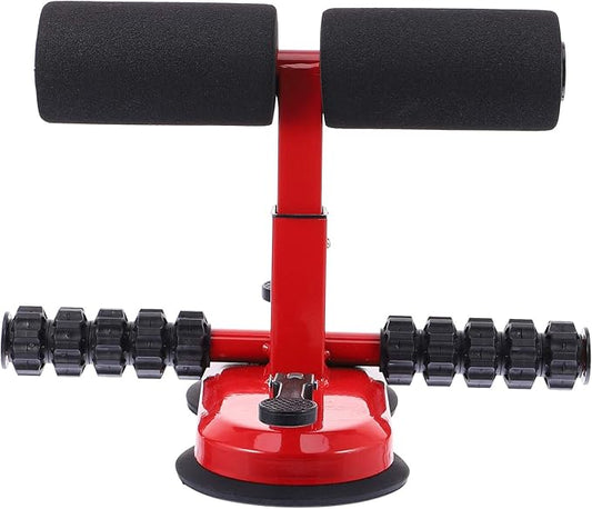 HANABASS Adjustable Sit-up Assist Device Suction Cups Portable Abdominal Fitness Equipment for Home Workout Height Adjustable Sit-up Bar for Core Strength Training