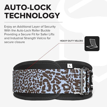 Weight Lifting Belt for Men and Women - Great for Squats, Deadlift, Lunge, Exercises and Training - Best for Olympic, Cross-Training and Bodybuilding Workout