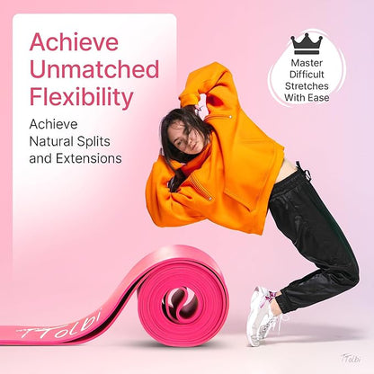 Premium Stretch Bands for Dancers – Improve Stretching & Flexibility with Ballet Stretching Band, Perfect Dance Equipment for Splits & Strength – Ideal Gifts for Dancers & Ballet Training