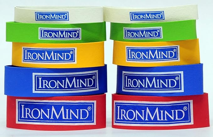 IronMind Expand-Your-Hand Bands 10 Pack: Kiss Elbow Pains Goodbye - Prevent, Rehab, Reduce Pain from Tennis Elbow, Carpal Tunnel. Authentic, original, effective