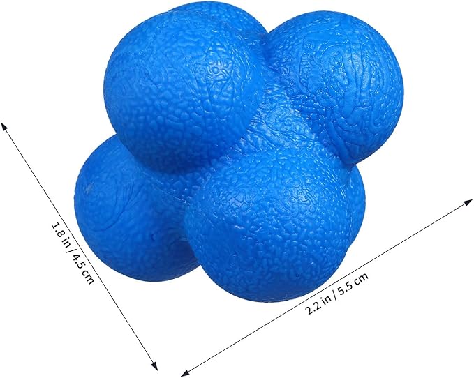 Ciieeo 6 Pcs Reaction Ball Reflex Ball Agility Training for Quick Reaction Workout Indoor Outdoor Use
