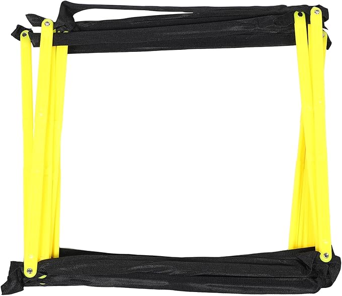 Homoyoyo Multi-Sport Agility Ladder with Nine-Square Rope Design Portable Workout Ladder for Football and Soccer Speed Training for Footwork and Conditioning
