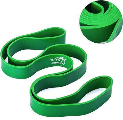 Fit Simplify Pull Up Assist Resistance Bands for Fitness, Physical Therapy, Stretching, Mobility and Exercise