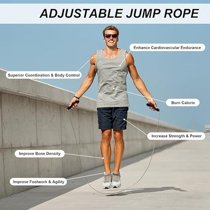 Speed Agility Training Equipment Set, Agility Ladder 20ft, 12 Football Cones, Resistance Parachute/Soccer Kick Trainer, Jump Rope, 5 Resistance Bands, Football Practice Equipment for Kids Adults