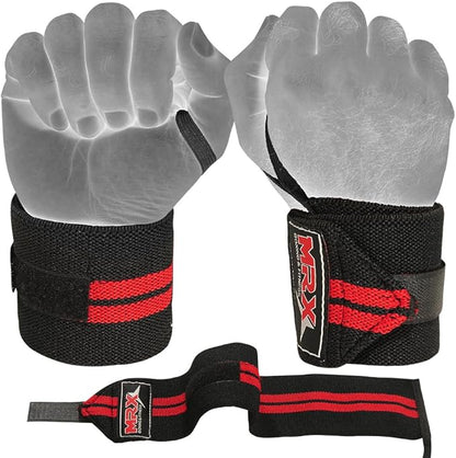 MRX Weight Lifting Gym Training Wrist Wraps for Wrist Support Bodybuilding Workout Wrap Men/Women