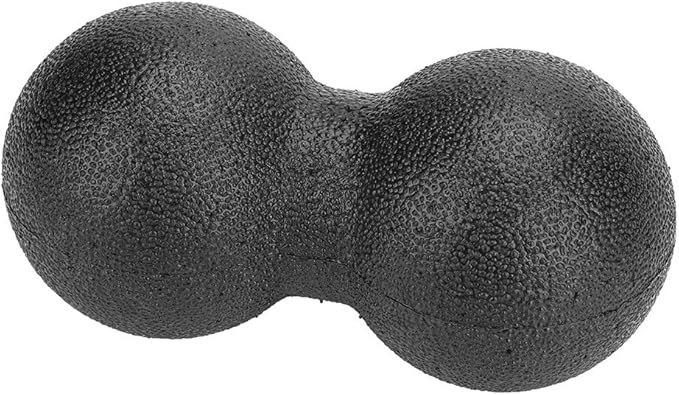 Dioche EPP Foam Roller and Massage Ball Set for Yoga and Muscle Stress Relief - Ergonomic Design, HighDensity Structure for All Body Types, Rehabilitation and Recovery Tool (16x 8cm Double Ball)