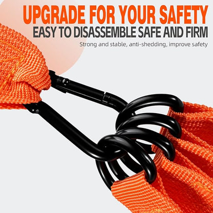 2 in 1 18PCS Heavy Resistance Bands & Assisted Pull Up Bands Combo – 300LBS/225LBS with Non-Slip Handles, Ankle Straps, Door Anchor, Adjustable Bands & Foot Pedals for Strength Training