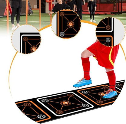 Agility Ladder Mat Training Equipment Portable Multipurpose, Foldable, Speed Agility Training Ladder, Footwork Practice