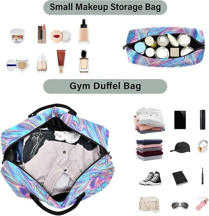 senya Weekender Bags Travel Duffel Gym Bag Trendy Y2k Style Carry on Overnight Tote Bag with Toiletry Bag for Airplane Travel Trip Gym Yoga, g366817174p1006c1071s2442