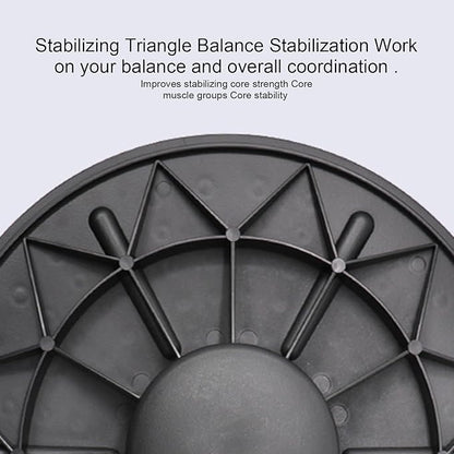 Wobble Balance Board - Non Slip Balancing Trainer, with Massage Points, 360 Degree Rotation, Workout Core Trainer for Home Gym Yoga Core Training, Sturdy Fitness Equipment 11.81 Inches