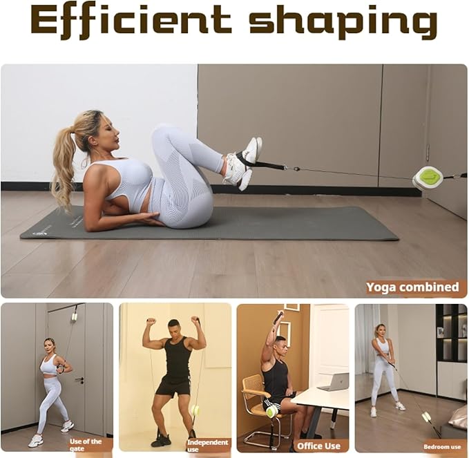 Multi Functional Fitness Equipment for Travel for Office and Business Trips Adjustable Resistance Fitness Pump 3 Speed, Home Comprehensive Training Equipment