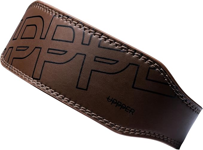 UPPPER Weight Lifting Belt - Double Prong 4” to 2.5” Tapered Premium Lifting Belt for Men and Women - Ultimate Back Support For Weightlifting and Powerlifting | Premium Fitness Gear