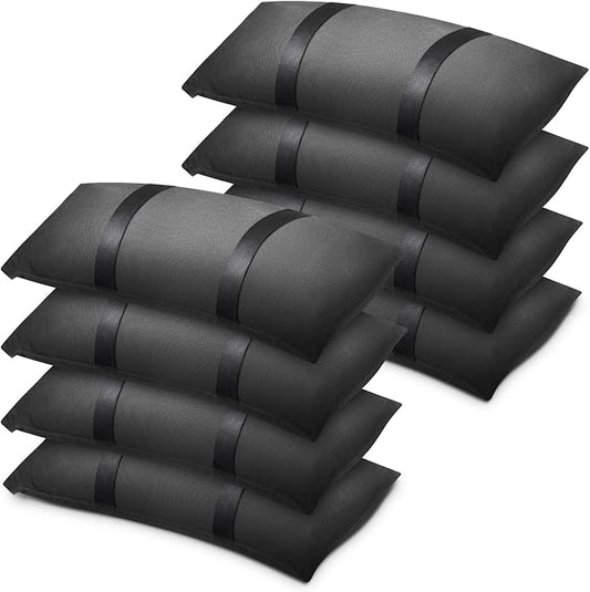 400 LBS Umbrella Base Weights Fillable Sand Bags, Sand Bags for Weight, 8 Packs Heavy Duty Weight Bags, Weatherproof Furniture Outdoor Patio Backyard Umbrellas Garden Trampoline Poolside Accessories