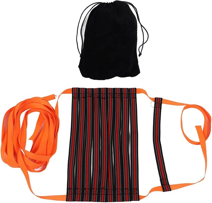 Adjustable Speed Training Ladder for Footwork Practice, 5 Meter 10 Rung Equipment with Smart Spacing