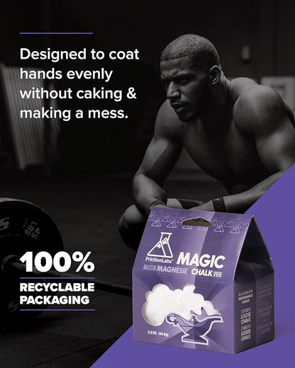 Friction Labs Gym Chalk – Magic Ball, PRO Ball (Chalk Bag Sock) | Non-Toxic Climbing Chalk for Bouldering, Gymnastics & More