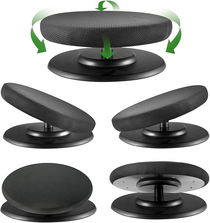 Active Seat Balance Trainer & Core Balance Disc | Portable Chair Posture Corrector for Home or Office | Improve Posture, Core Strength & Stability While Sitting