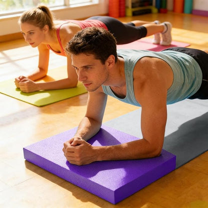 Foam Balance Pad | 50x40cm Soft Thick Stability Mat - Balance Foam Pad Exercise Equipment - for Women Men Home Gym Floor Yoga Workout Physical Training Stretching