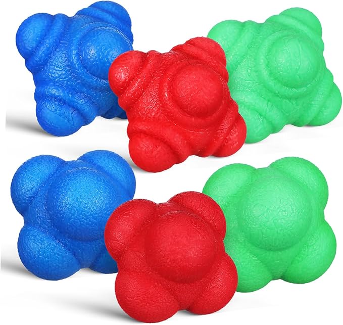 VICASKY 6pcs Reaction for Agility Training Improve Hand-Eye Coordination and Reaction Speed and Elastic for Athletes and Fitness Enthusiasts