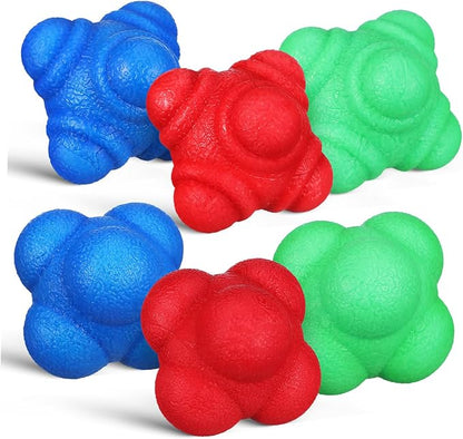 VICASKY 6pcs Reaction for Agility Training Improve Hand-Eye Coordination and Reaction Speed and Elastic for Athletes and Fitness Enthusiasts