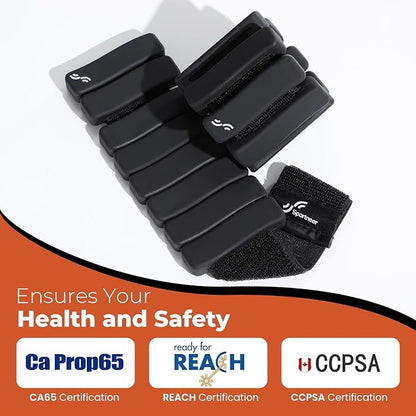 Sportneer Ankle & Wrist Weights Set of 2 (1LB/2LB Each) for Women Men Comfortable Arm Leg Weight for Pilates, Running, Walking, Workout, Yoga, Water Aerobics, Pool Exercises
