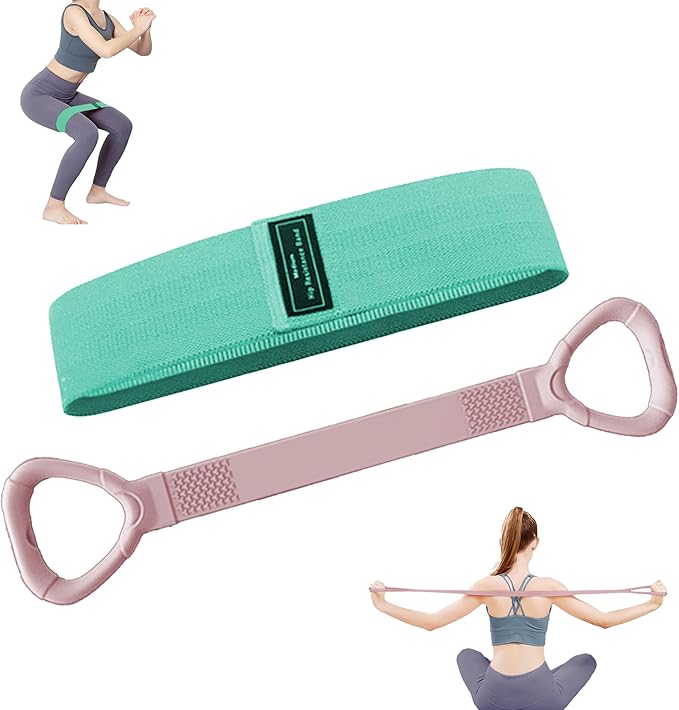 Full Body Resistance Bands Set for Women & Men, Professional Upper & Lower Body Workout Bands for Arms, Legs, Glutes, Yoga, Strength Training, Home Gym Fitness Equipment