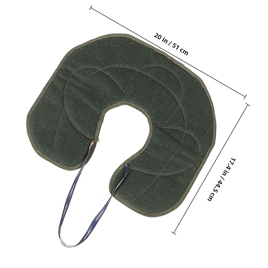 Barbell Shoulder Protective Pad for Squats and Hip Thrusts, Removable Green Cushion with Breathable Foam, Heavy Lifting Gym Shoulder Support Accessory