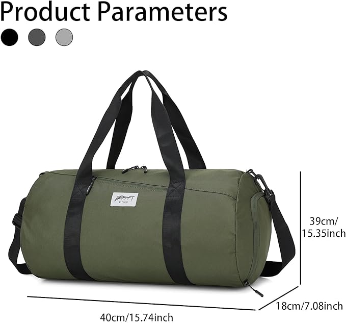BE SMART Waterproof Mens Gym Bag with Shoe Compartment, Sports Gym Duffle Bag with Adjustable Strap for Men Women, Lightweight Large Sport Duffel Bag for Travel, Sports, Fitness(Navy Blue)